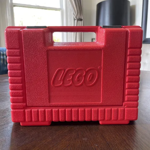 Vintage 1985 LEGO Red Carrying Case Storage Box | Sold As Is | Free Shipping!!!