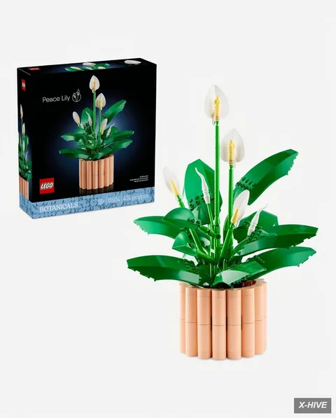 LEGO Botanical Collection Peace Lily Magnolia Branches Flower Building Set 10340