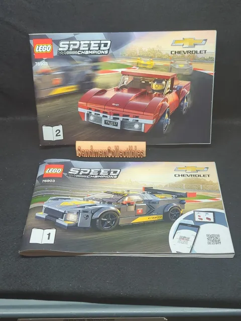 Chevrolet Corvette 2 Lego Booklets Manual 76903