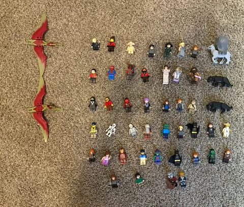 LEGO Minifigure Lot Harry Potter Ninjago and Marvel/DC