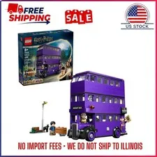 LEGO Harry Potter Knight Bus Adventure 76446 Building Toy Set 5 Minifigures 8+