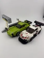 LEGO SPEED CHAMPIONS: Porsche 911 RSR and 911 Turbo 3.0 (75888) USED 100% Comp