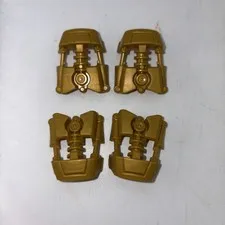 BIONICLE Lego Brand Armor Cover (Toa Okoto) 19087 (lot 4) Pearl Gold (version 2)