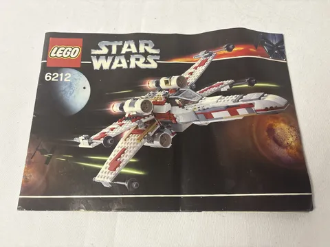 Lego 6212 Star Wars X-Wing Fighter - Manual Only - 2006 