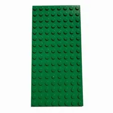 LEGO Classic Green 8 X 16 STUD Baseplate 2.5” X 5” PIECE #3865 92438 Bricks