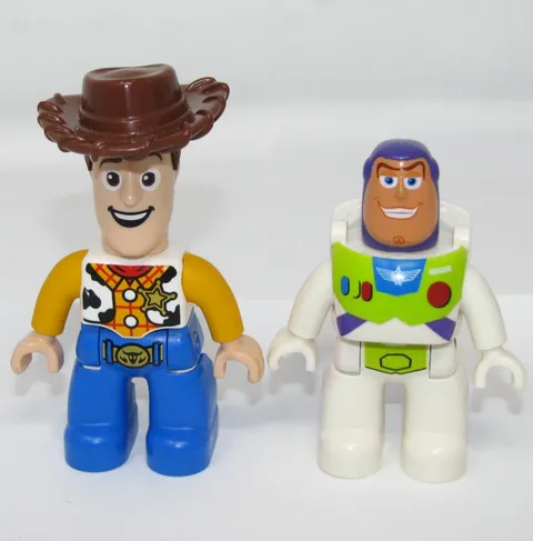 LEGO Duplo Disney Pixar Toy Story Woody Buzz Lightyear Lot of 2 Figures