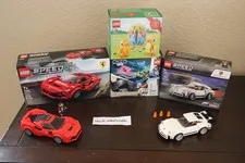 Lego Lot Speed Champions Ferrari 76895 Porsche 75895 Easter 40527 Hidden 40408