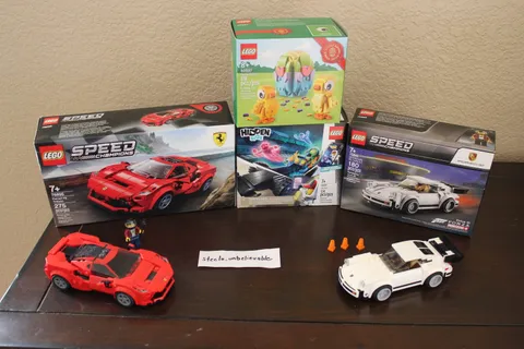 Lego Lot Speed Champions Ferrari 76895 Porsche 75895 Easter 40527 Hidden 40408