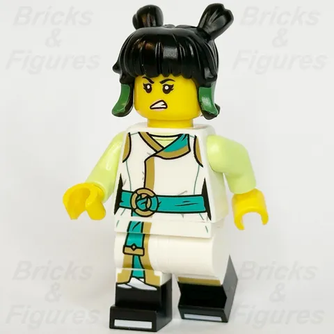 LEGO Monkie Kid Mei Minifigure White Robe with Gold Trim Black Boots 80044 mk115