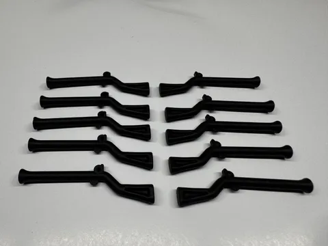 LEGO Black Weapon Gun, Flintlock Musket-QTY 10