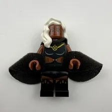 LEGO DC SUPER HEROES STORM Black Suit Minifigure X MEN sh0116