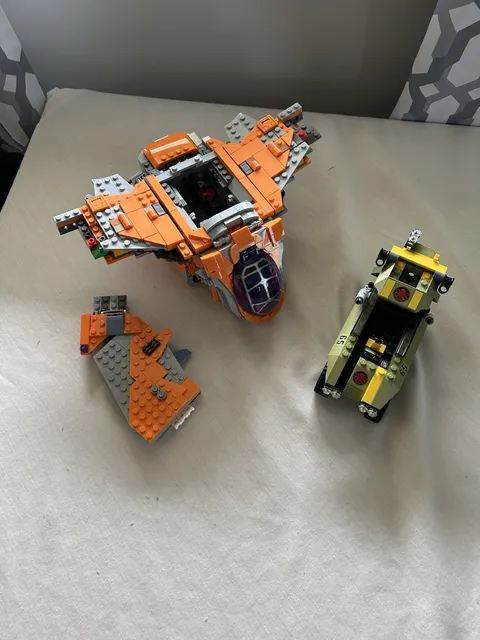 MARVEL LEGO LOT: Guardians Ship/Hydra Tank Incomplete