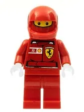 LEGO® Minifigure Racers rac025s F1 Ferrari Pit Crew Member w/Vodafone Shell Tors
