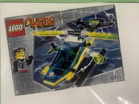 LEGO Alpha Team Alpha Team Helicopter 6773 Instruction Manual ONLY Retired