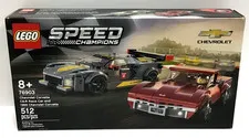 (MA3) LEGO SPEED CHAMPIONS: Chevrolet Corvette C8.R Race Car and 1969 Chevrolet