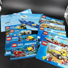 LEGO City Instruction Manual Lot 11 Booklets Sets 4200 60005 60060 60090 60091