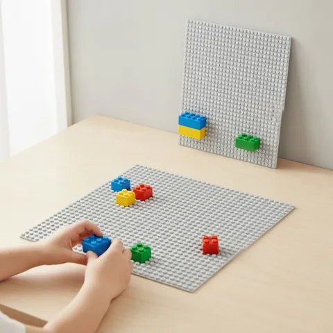 Reinforced 10x10 Gray Baseplates, Perfect for Cities & Castles - Pack of 2
