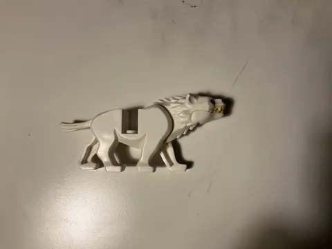 LEGO White Warg Minifigure Wolf Animal LOTR The Hobbit 79002 (2012)
