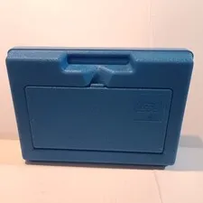 Vintage LEGO Blue Hard Plastic Carrying Storage Container-1983-Blue-Made In USA