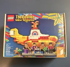 LEGO Ideas The Beatles Yellow Submarine 21306 Complete Set 553 pcs Ages 10+