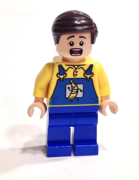 LEGO Batman DC Super Heroes BANANA TRUCK DRIVER Mini-figure Authentic 76026