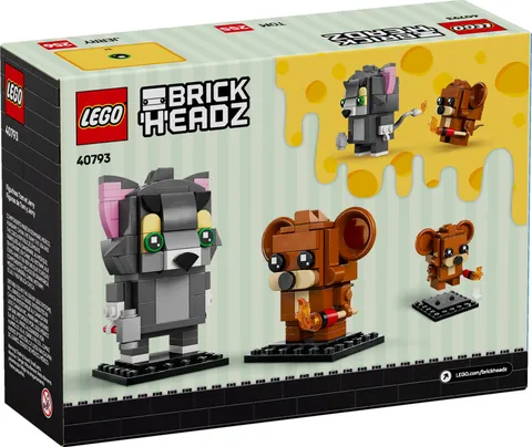 BrickHeadz Tom & Jerry - Funny Collectible Figures from the Cartoon Series - 40793
