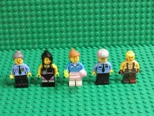 Lot of The LEGO Movie Minifigs Pa Ma Cop Ice Cream Jo  Cardio Carrie Maddox LM27
