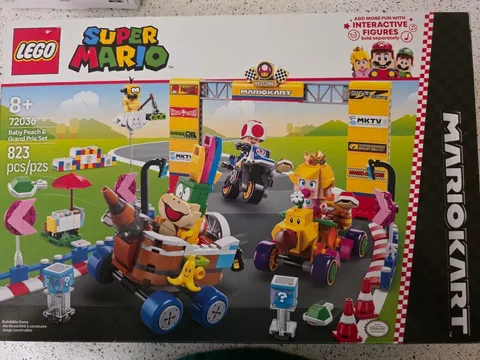 LEGO Super Mario Baby Peach & Grand Prix Set 72036 - 823 Pieces