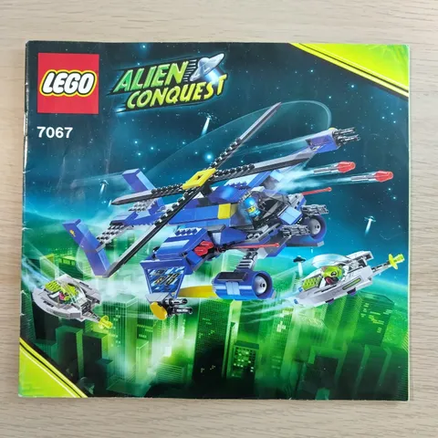 Lego Space Alien Conquest Jet-Copter Encounter (7067) Instruction Booklet Only