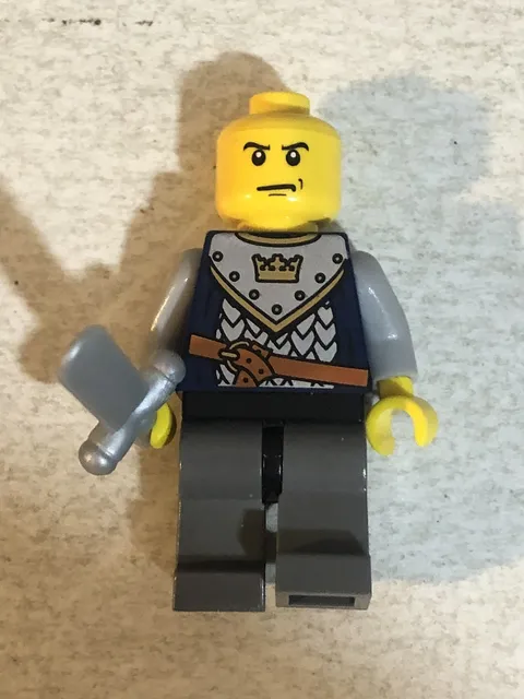 Crown Knight Lego Mini figure  Action Figure Toy Minifig L1