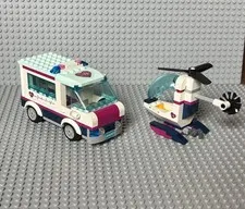 Lego Friends 41318 Ambulance & Helicopter Only from Heartlake Hospital