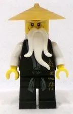 Lego Ninjago Legacy 71705 Sensei Wu Black Robe Minifigure