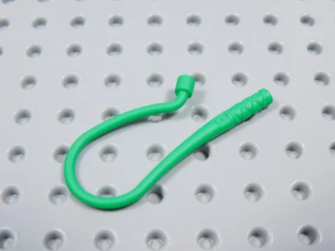 LEGO Bright Green Flexible Whip Weapon Accessory Minifig BT