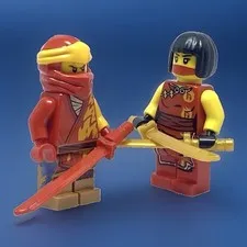 FIRE NINJA KAI NINJAGO LEGO + NINJA NYA (p) D