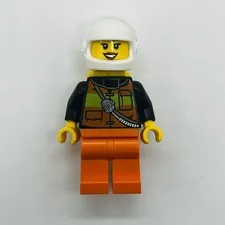 Lego Minifigure Fire - Female, Reflective Stripe Vest with Pockets cty0736 City