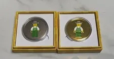 2 X Lego coin Farmer -2026 Lego store Korea Gold & Silver membership, exclusive!