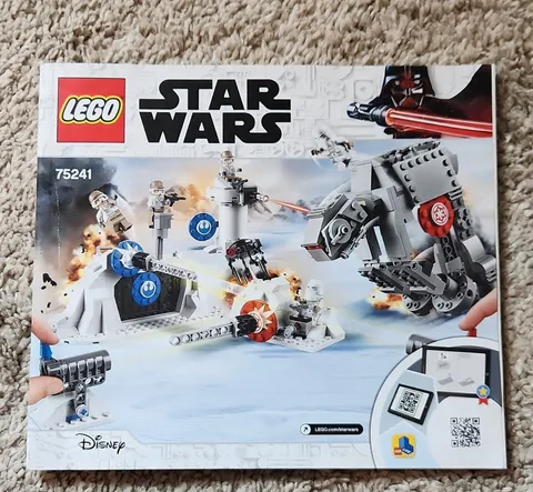 LEGO Star Wars 75241 Action Battle Echo Base Defense Manual Booklet EN 2019