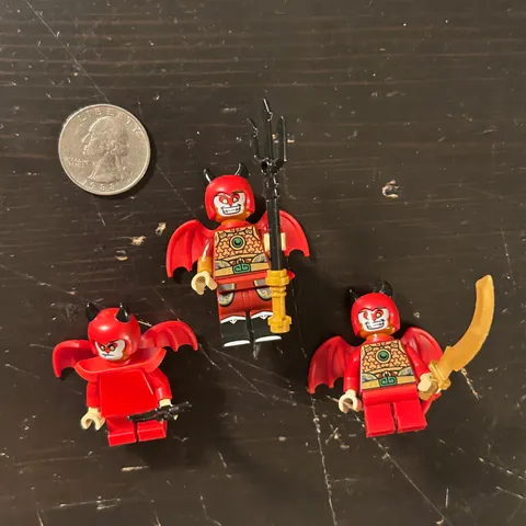 Lego Minifigure REAL MINI FIG LOT CMF MINIFIG MOC Mischief Monkey Bats^