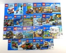 Lego CITY Mixed Lot of 20 Instruction Manual Booklets 