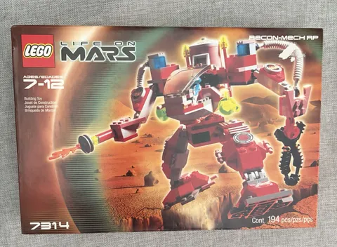 LEGO 7314 Life on Mars Recon-Mech RP New, sealed in box - great condition
