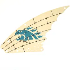 Lego Ninjago Cloth Sail Triangular 13 x 32 with Dark Turquoise Dragon Head 71748