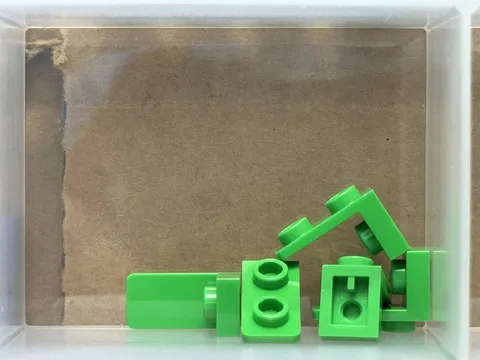 LEGO Parts - Bright Green Bracket 1 x 1 - 1 x 2 Inverted - No 73825 - QTY 5