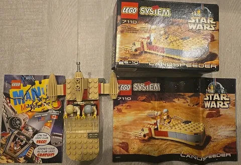 LEGO 7110  STAR WARS: Landspeeder  - 100% w/box & manual