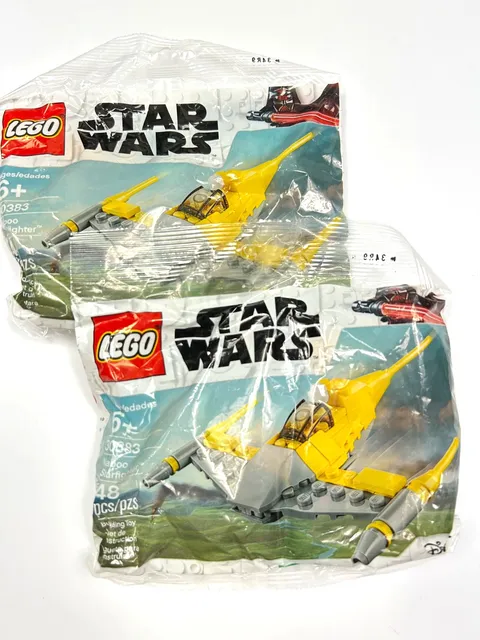 Lego Star Wars Naboo Starfighter Mini Polybag Set #30383 Building Toy 48 Pc  X2