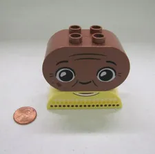 Lego Duplo Child Baby Moods Happy Kissy Lips Head & Clothes African American