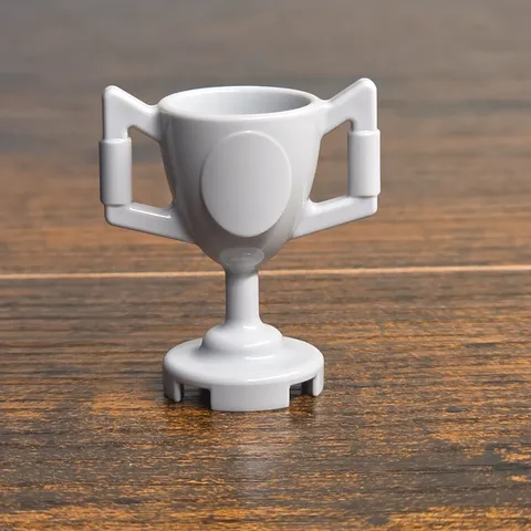 Lego Mini Figure Trophy Cup Light Bluish Gray Lot of 1 NEW