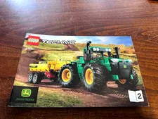 LEGO Technic John Deere 9620R 4WD Tractor #42136 - Instruction Manual ONLY