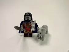 LEGO Minifigures Vampire Minifigure with Sword, Goblet, Wolf & Base Used