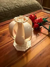 LEGO Flower Bouquet Custom Build White Vase & 2 Red Roses Plant & Flower