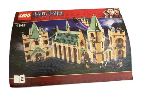 LEGO 4842 HARRY POTTER "Hogwarts Castle" Building Manual BOOK 2 ONLY